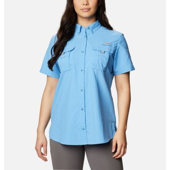 Columbia PFG Bahama Short Sleeve, Camisa Azules Para Mujer | 957306-JCV